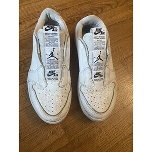 Womens NIKE Rare Air Jordan 1 RET Low Slip White AV3918-001 Size 7 Retro Shoes